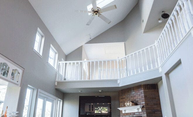 gray interior home paint