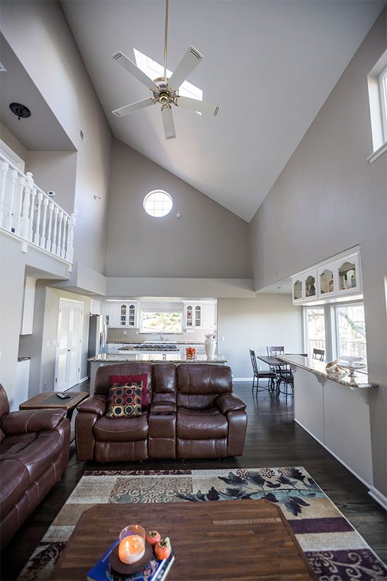 Dixon CA Grey Painted Interior Walls